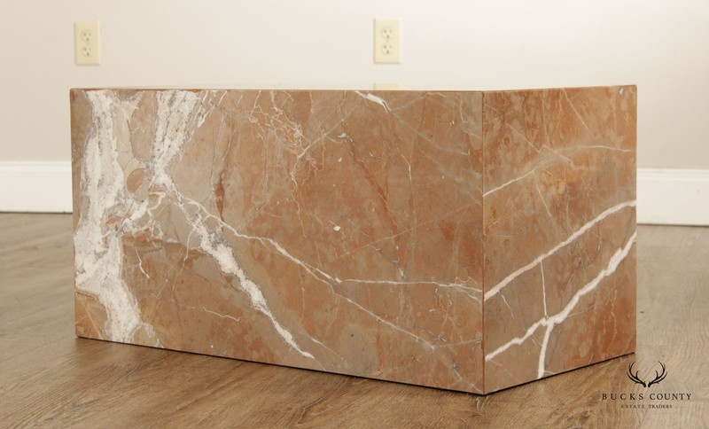 Contemporary Marble Block Coffee or Low Table gallery