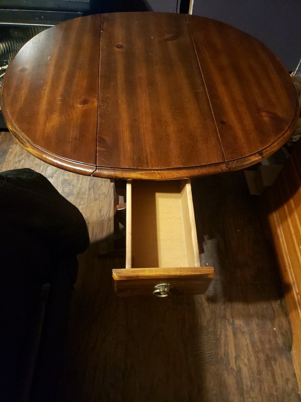 Ethan Allen Antique Pub Table Vintage. gallery