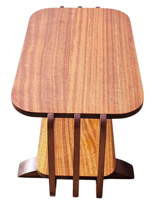 Streamline Mid Century Modern Teak Side End Table Gilbert Rhode Herman Miller? gallery