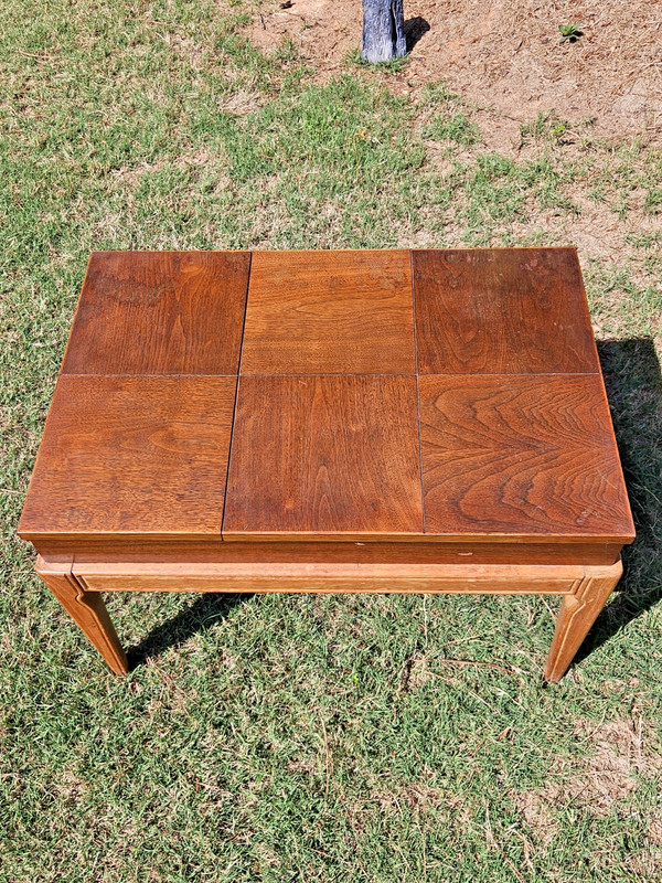 DREXEL 'Casa Del Sol' Walnut Parquetry 'Opening top' End Tables - John Van Koert gallery