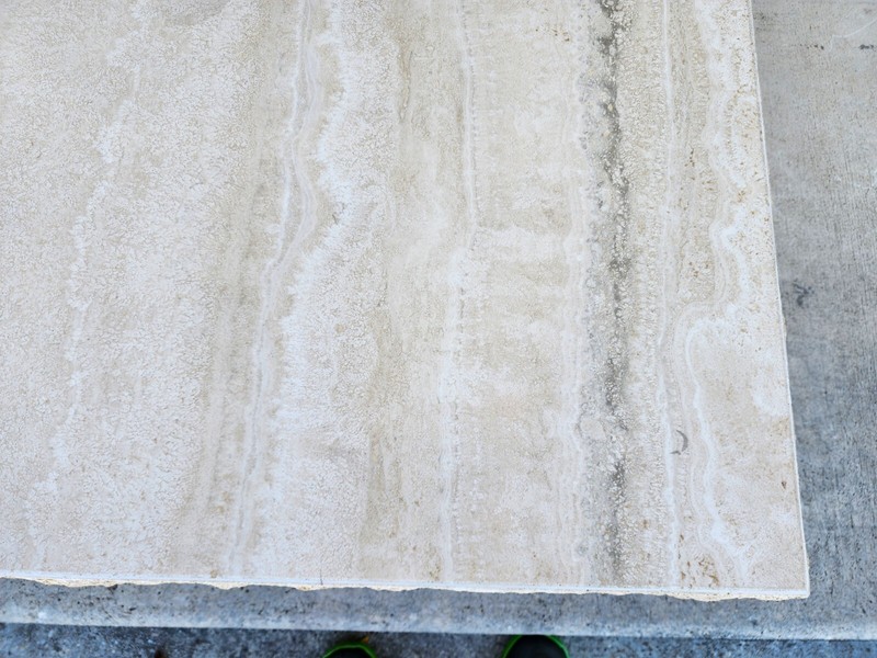 Travertine Coffee Table Italian Live Edge 1970s by STONE INTERNATIONAL gallery