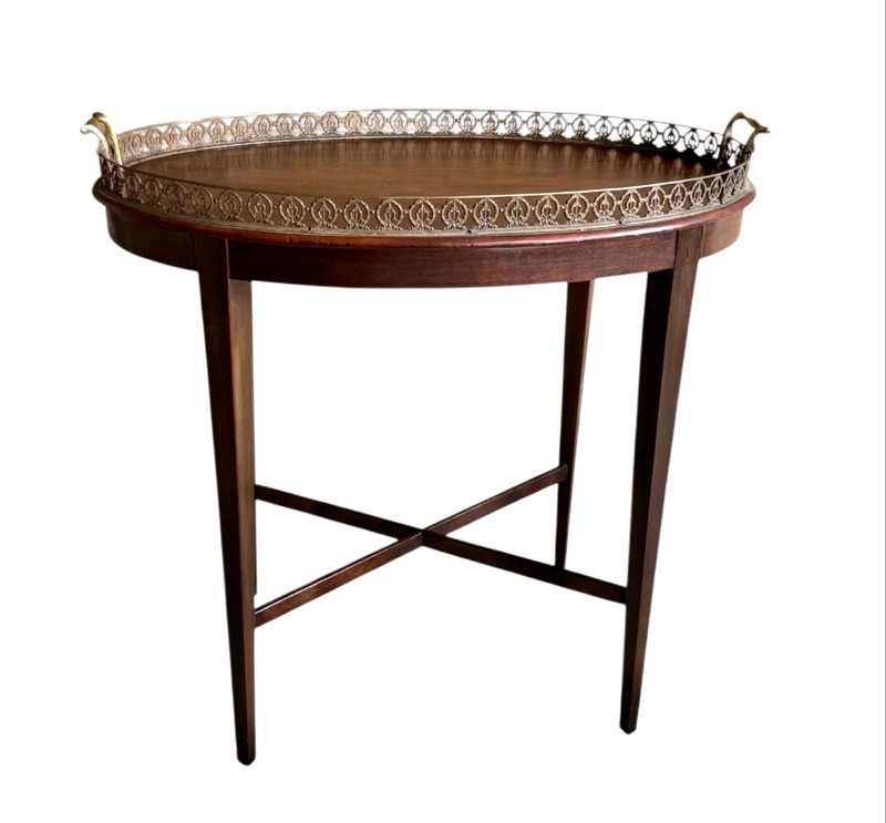 Antique Mahogany Tray Table gallery