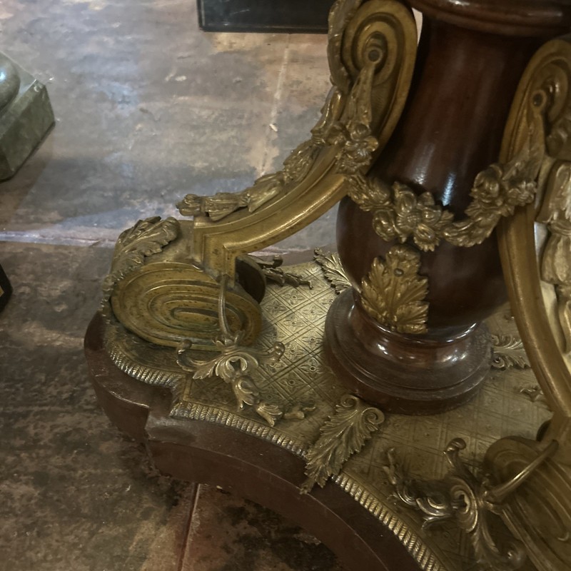 Fine Large Louis XV Style Guerdion with sevres style plaques porcelain c. 1880 gallery