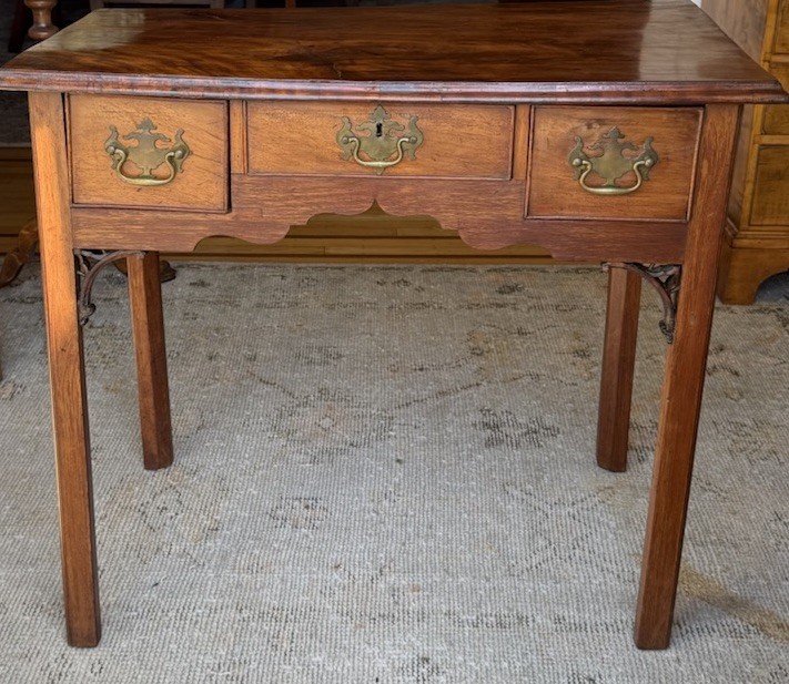 Antique American Walnut Lowboy, Mid-Atlantic Colonies, C 1780 gallery