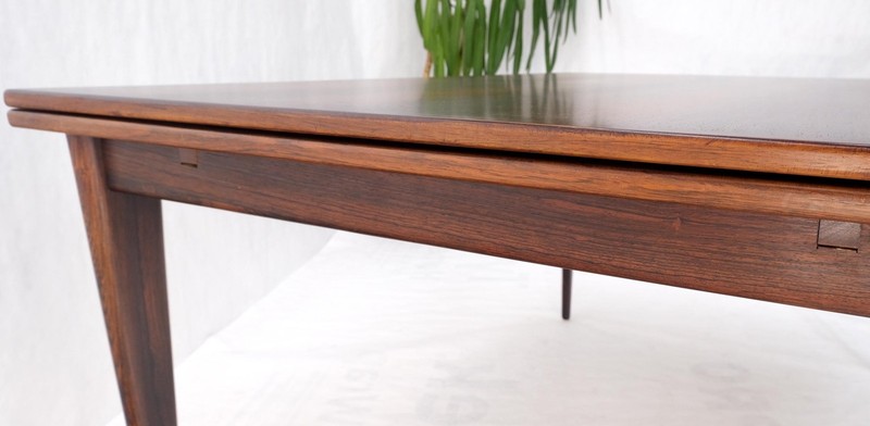 Danish Mid-Century Modern Moller Solid Rosewood Refectory Dining Table Mint! gallery