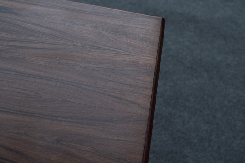 Pair Mid Century Danish Modern Kai Kristiansen Westnofa Rosewood Nesting Tables gallery