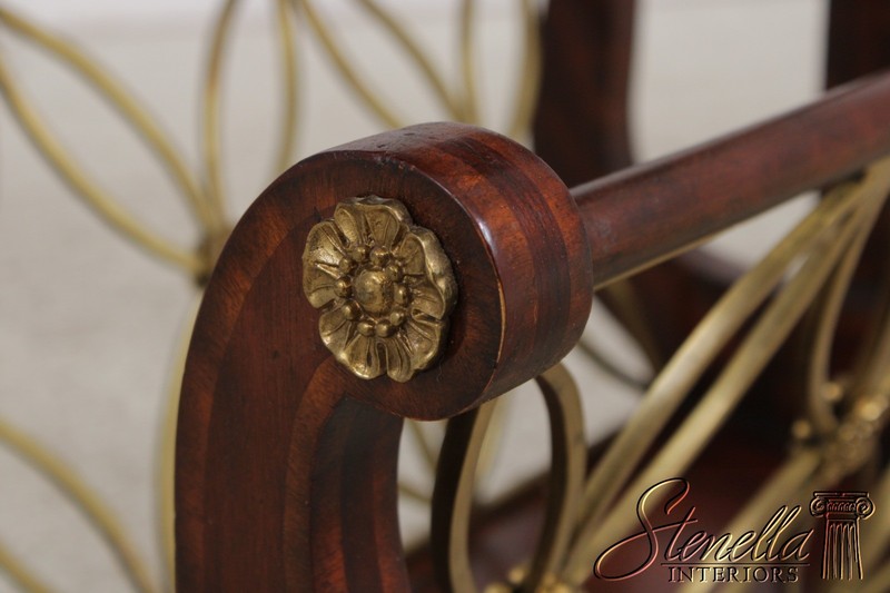 L72973: MAITLAND SMITH Regency Mahogany Magazine Table gallery