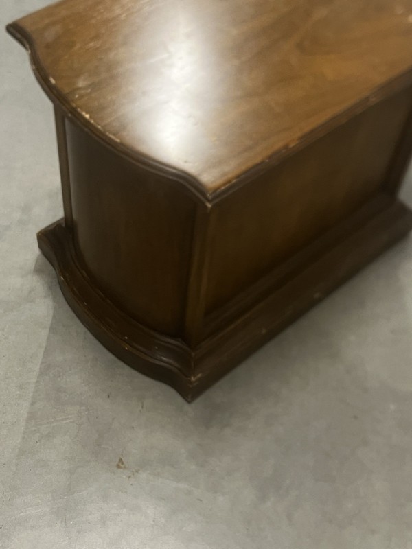 Brandt Side Table, Nightstand, Three Drawer Unique Rare Imperfections Free Ship gallery