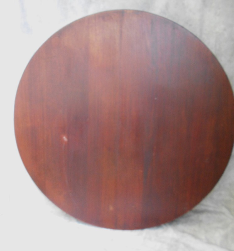 ANTIQUE SOLID MAHOGANY CLAW FOOT EXTENSION DINING TABLE~4 LEAVES gallery