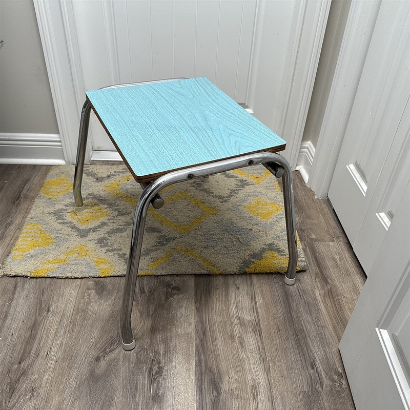 Mid Century Chrome Formica Table Child Table End Table Stroll o Chair Part