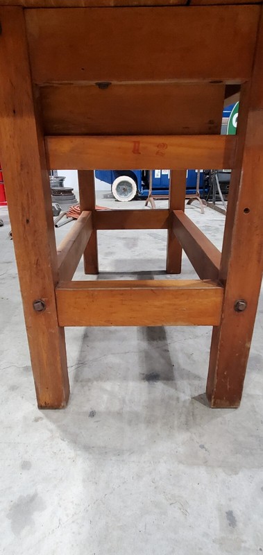 Vintage Antique Carpenter's Work Bench, Table or Kitchen Island gallery