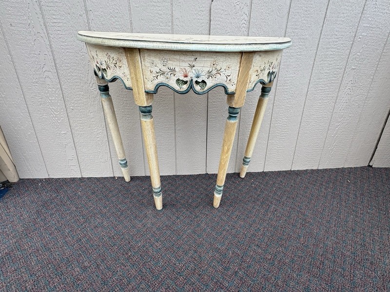 67049 Hand Painted Console Table Stand Sideboard Server gallery