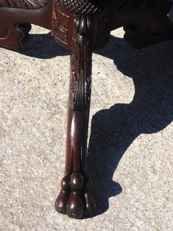 Mahogany Breakfast Table Game Table 38.5 inch Diameter circa 1890 gallery