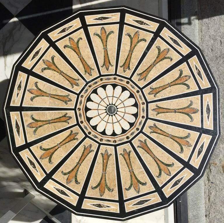 Pietra Dura Marble Center Table gallery
