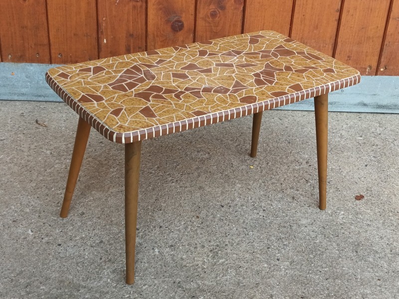 Flower Bench 50s Vintage Flower Table Rockabilly Retro Flower Stand Stool 50s 4