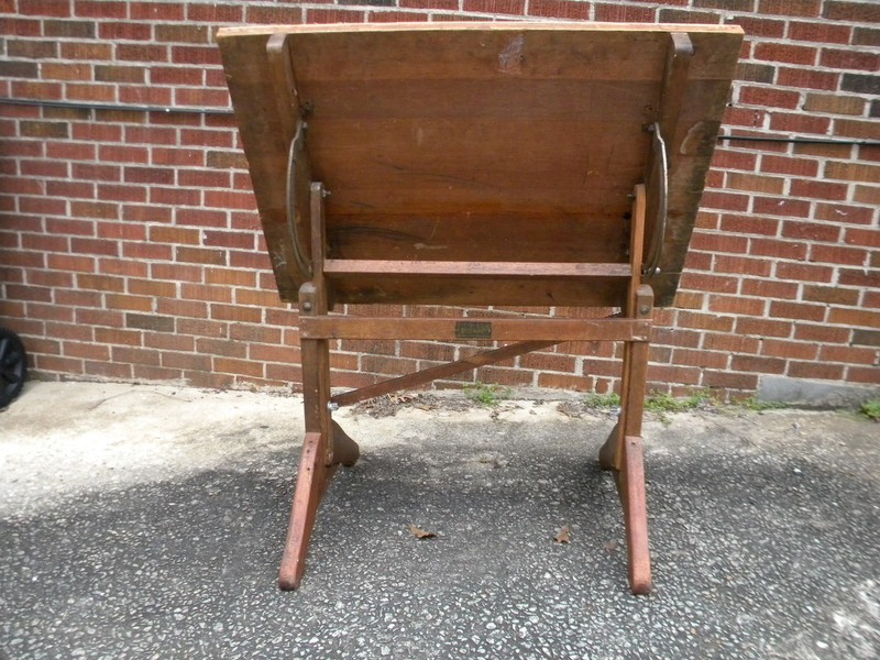 Antique Frederick Post Co.drafting table. gallery