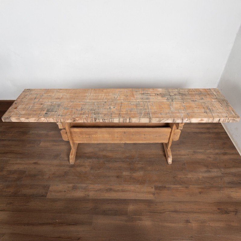 19th Century Rustic Swedish Work Table Console gallery