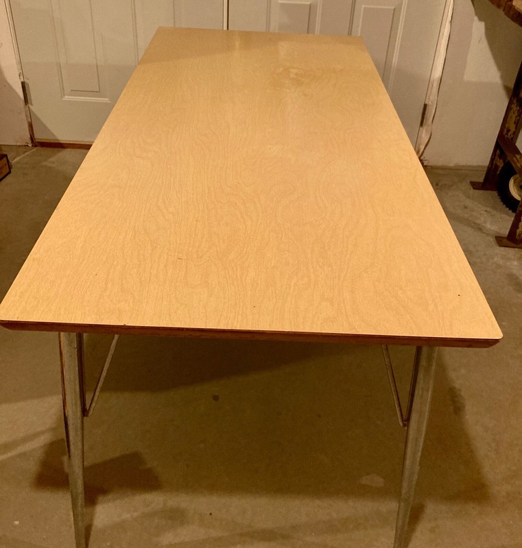 Vintage Mid Century Modern Formica Dining Table MCM gallery