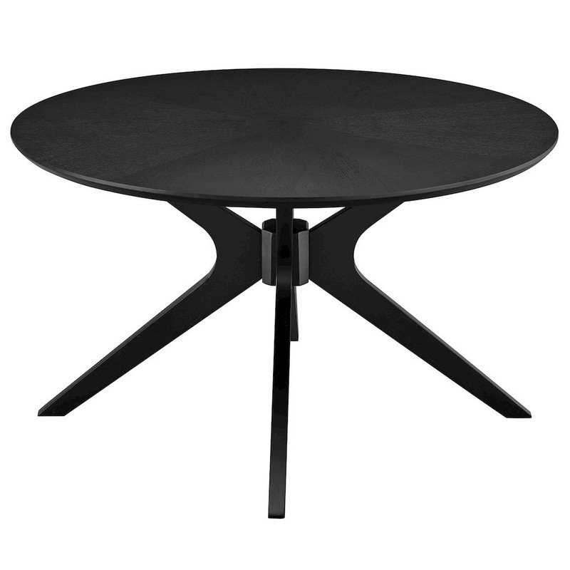 Crossroads Round Wood Coffee Table gallery