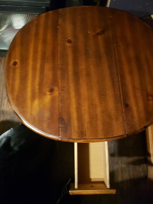 Ethan Allen Antique Pub Table Vintage. gallery