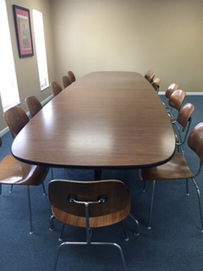 GOTTA GO! 1964 Eames Herman Miller OVAL 16ft Conference Table Segmented Base 2pc