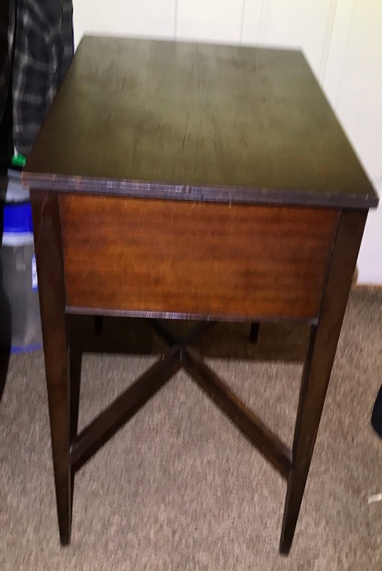 Antique Mahogany End Table/Nightstand from Imperial Furniture Co gallery
