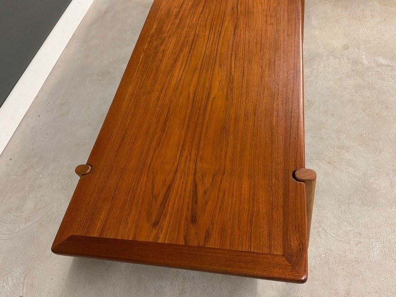 Hans Wegner for Johannes Hansen Reversible Teak 63” Coffee Table gallery