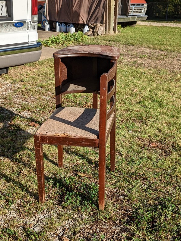 Antique telephone table aka Gossip bench with Kotton Klenser gallery