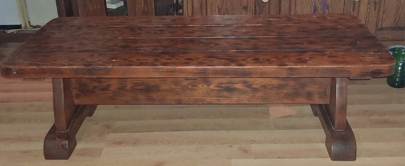 solid oak french country tressel table gallery