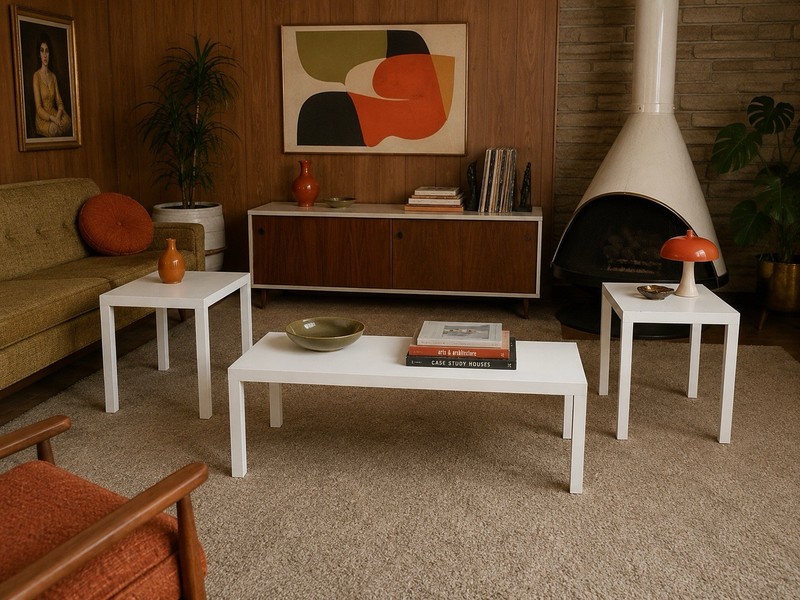 Lane Altavista MCM Parsons Coffee / End Table complete set - 1976 Vintage