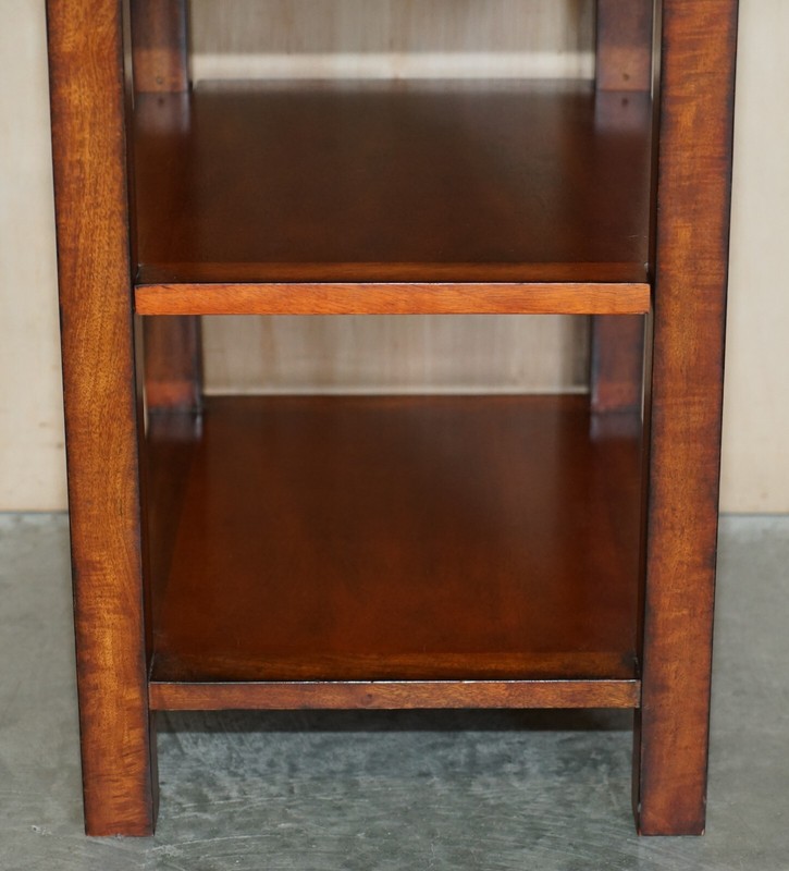 STUNNING ALL MILITARY CAMPAIGN SIDE TABLE WITH SINGLE DRAWER PART OF SUITE gallery