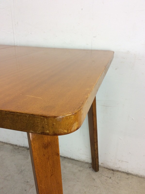 Mid Century Modern Kitchen Table with Bentwood Legs & Leaf gallery
