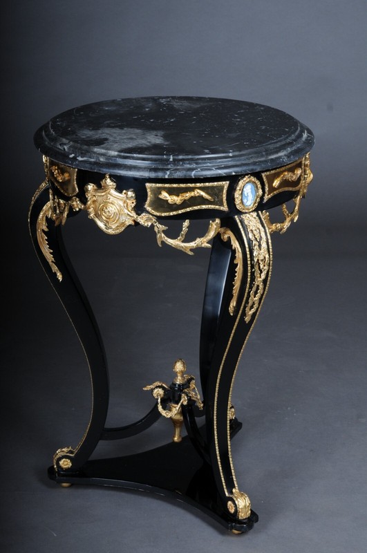 French Salon Side Table, Napoleon III Table gallery