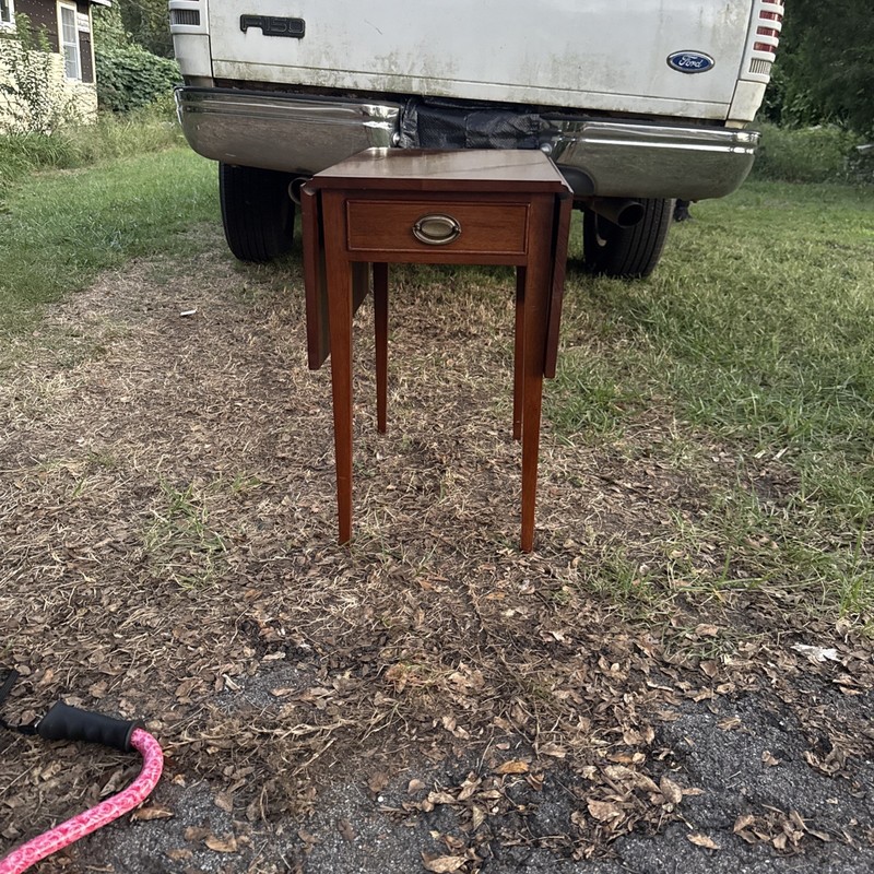 Vintage Side Table Drop Leaf