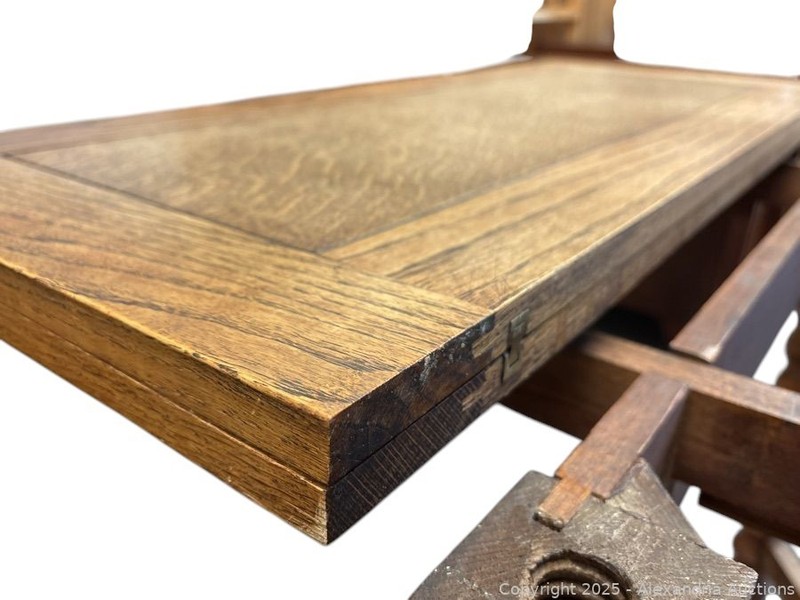 Antique pub draw-leaf Barley Twist Solid Wood Table gallery