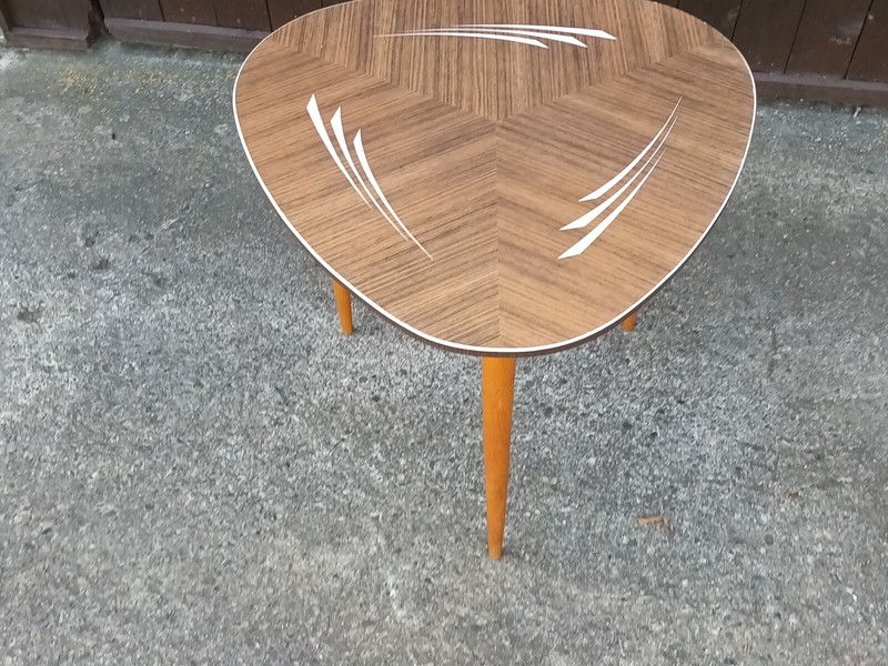 50s Table Vintage Kidney Table Coffee Table Rockabilly Retro Coffee Table 50s 1 gallery