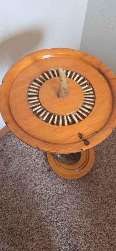 Vintage African Kudu Horn Whiskey And Cigar Side Table gallery