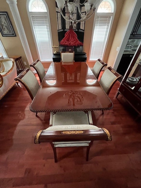 NO TARIFFS! 10′ Rope Edge Duncan Phyfe mahogany 2 pedestal formal dining table