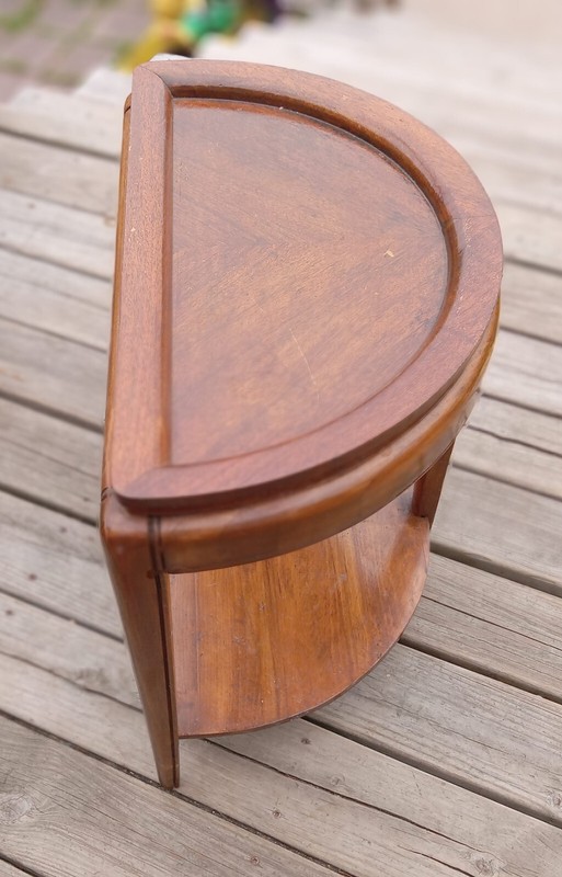 Mahogany Demilune Entry Table / Side Table gallery