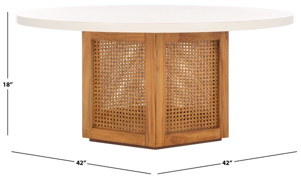 Safavieh DANEZ CANE COFFEE TABLE, Reduced Price 2172754332 COF2101C
