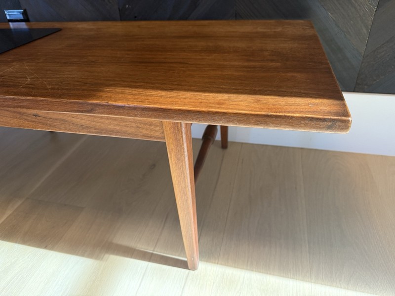 1960's Walnut Long Coffee Table by Jack Cartwright Founders Furniture Charter gallery