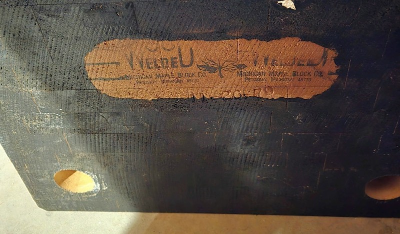 Michigan Maple Block co Petosky Vintage Block Table gallery