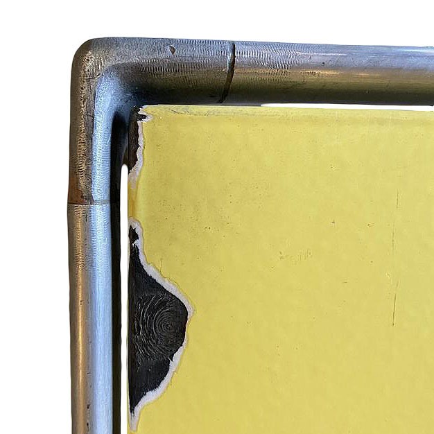 Mid Century Aluminum Dining Table w/ Enameled Tabletop by Richard Shultz, 1966 gallery