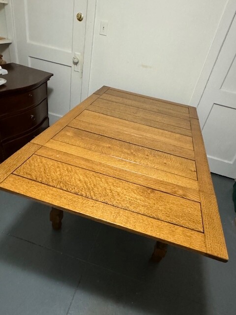 Used Antique English Pub Table. Restored & Refinished gallery