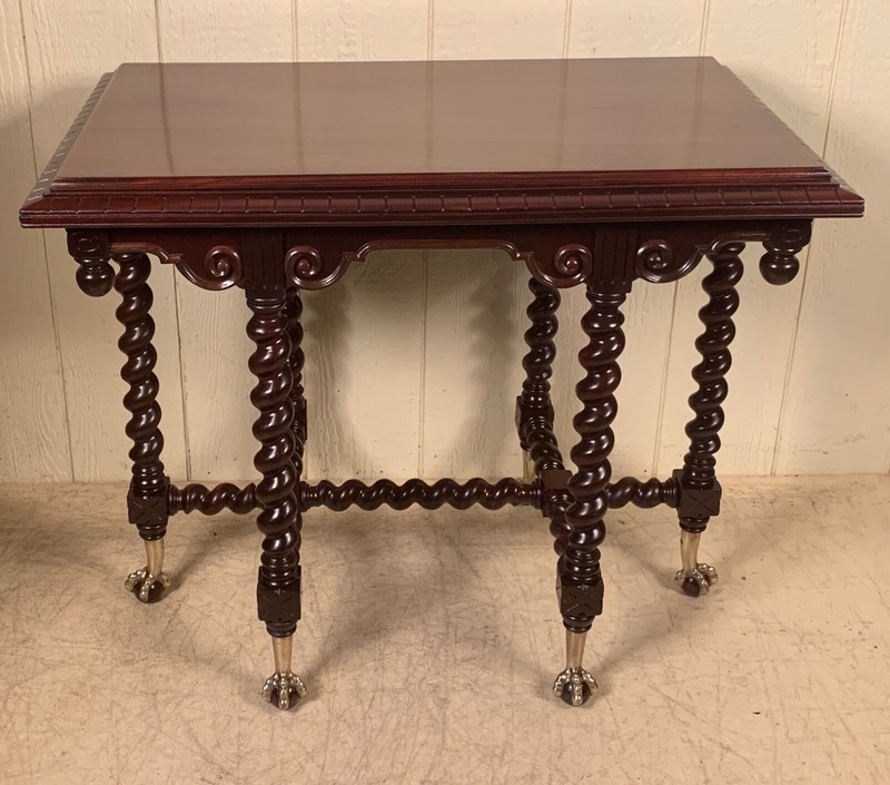 Antique Mahogany Victorian Lamp Table gallery