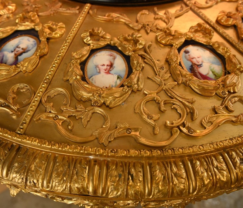 Napoleon III Revival Centre Table Sevres Plaques Ormolu gallery