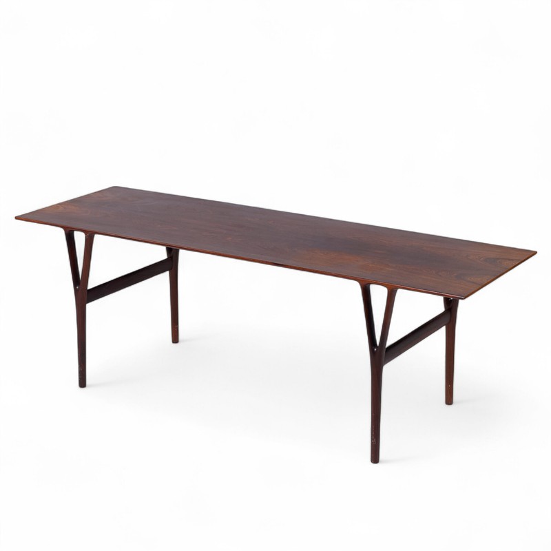 Peder Pedersen Dk for Helge Vestergaard Jensen Danish Rosewood Coffee Table gallery