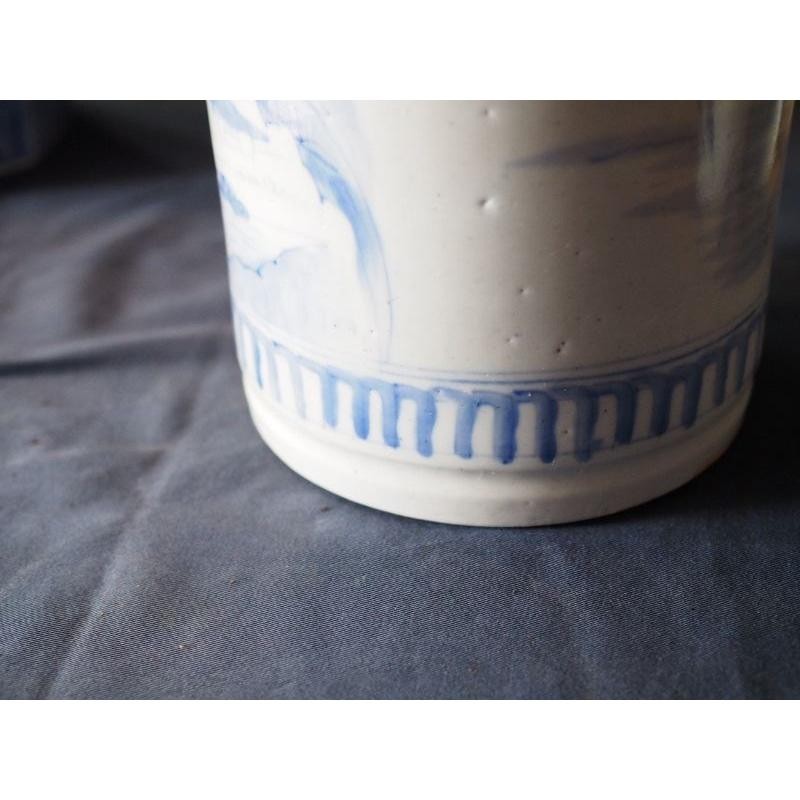 Retro Ceramic Brazier Seto Ware Mid-Showa Koro-ten Japan Used 15cm (5.9in) gallery