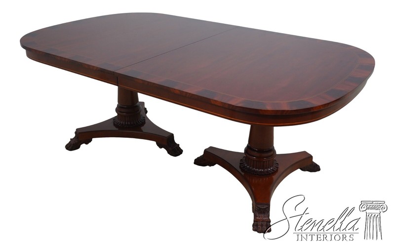 L64846EC: KINDEL Empire Design Mahogany Dining Room Table