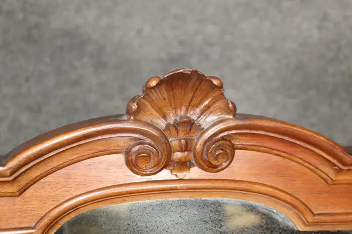 Antique Carved Victorian Marble Top Wash Stand gallery
